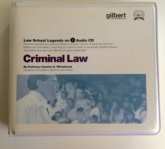 Law School Legends Audio on Criminal Law (Law School Legends Audio Series)