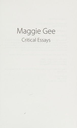 Maggie Gee Critical Essays