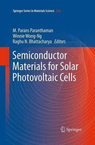 Semiconductor Materials for Solar Photovoltaic Cells