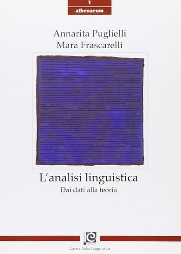 L'analisi linguistica - dai dati alla teoria
