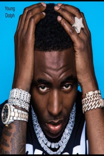 Young Dolph Notebook: 6 x 9 inch college-ruled composition notebook