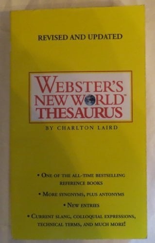 Pocket Webster's New World Thesaurus: Revised and Updated (Pocket Thesaurus, Revised and Updated Edition)