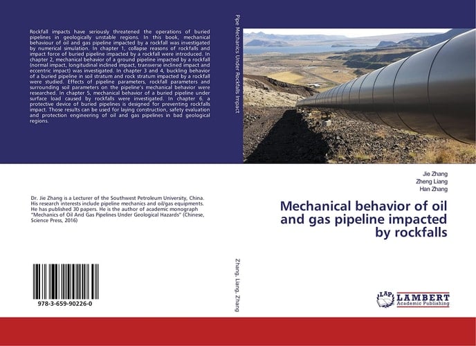 Mechanical Behavior of Oil and Gas Pipeline Impacted by Rockfalls