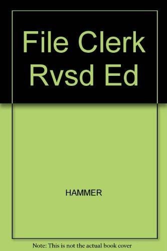 File Clerk, General Clerk