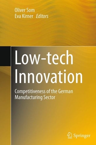 Low-tech Innovation Competitiveness of the German Manufacturing Sector