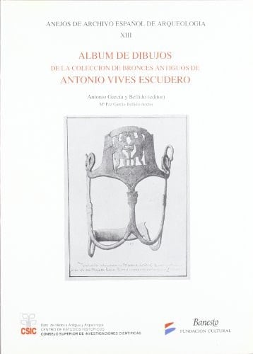 Album de dibujos de la colección de bronces antiguos de Antonio Vives Escudero