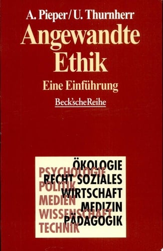 Angewandte Ethik eine Einführung