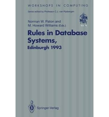 Rules in Database Systems Proceedings