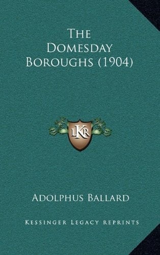 The Domesday Boroughs (1904)