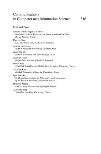 Computational Intelligence and Intelligent Systems 6th International Symposium, ISICA 2012, Wuhan, China, October 27-28, 2012. Proceedings