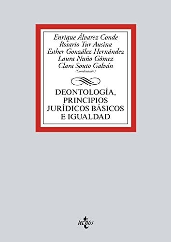 Deontología, principios jurídicos básicos e igualdad