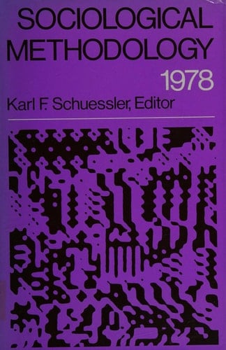 Sociological Methodology, 1978