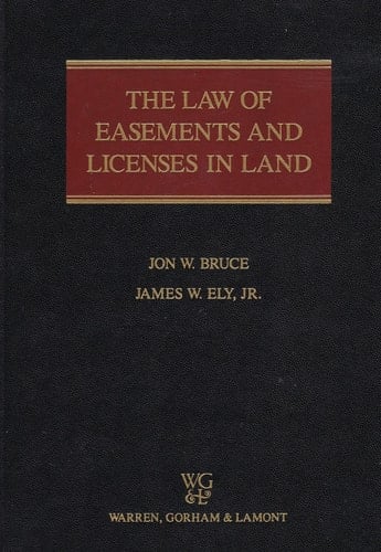 Law of Easements and Licenses in Land/With 1991 Cumulative Supplement No. 1