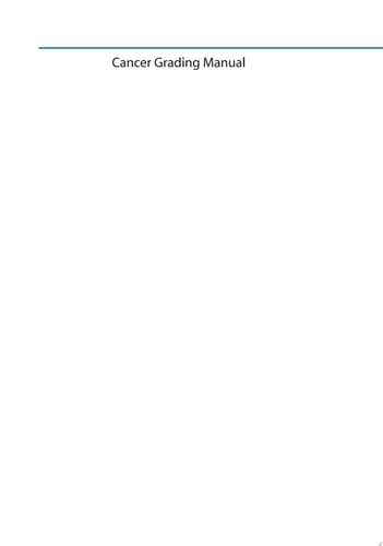 Cancer Grading Manual