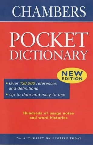 Chambers Pocket Dictionary