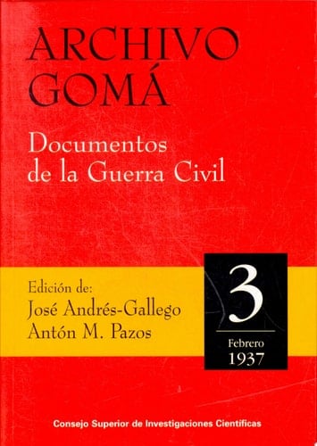 Archivo Gomá: Febrero de 1937