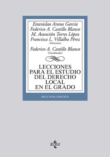 Lecciones para el estudio del derecho local Segunda edición