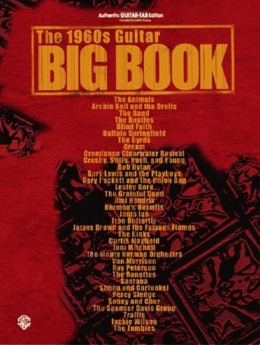 The 1960s Guitar Big Book Authentic Guitar Tab
