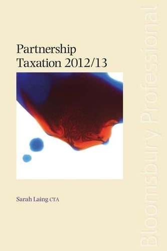 Partnership Taxation 2012/13
