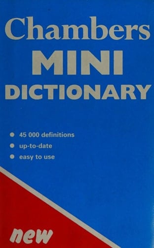 Chambers Mini Dictionary