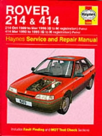Rover 214 & 414 (89-95) Service and Repair Manual