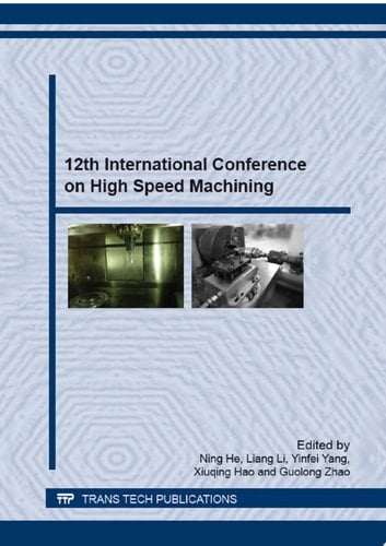 12th International Conference on High Speed Machining