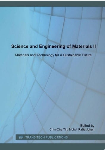 Science and Engineering of Materials II