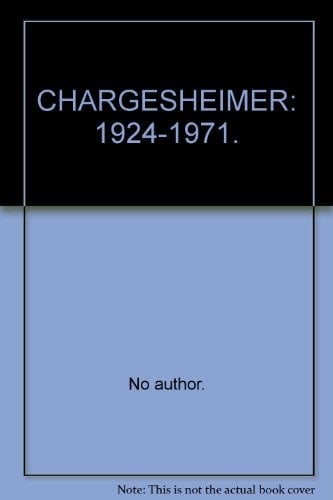 Chargesheimer 1924-1971