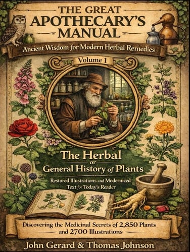 The Great Apothecary's Manual-Ancient Wisdom for Modern Herbal Remedies: The Herbal or General History of Plants - Restored Illustrations and ... of 2,850 Plants and 2700 Illustrations