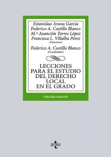 Lecciones para el estudio del derecho local en el grado