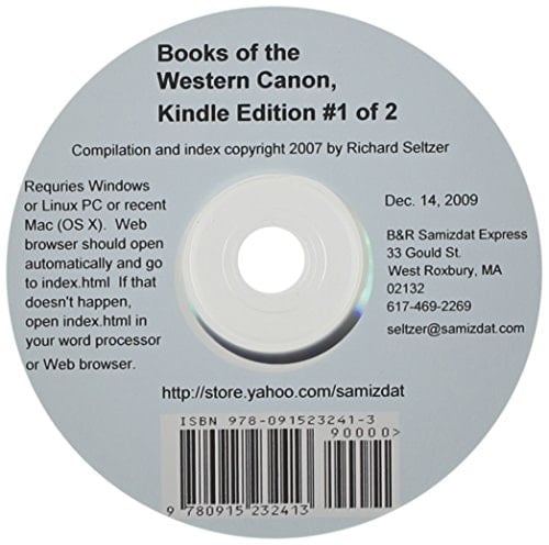 Books of the Western Canon, Kindle edition