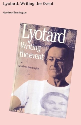 Lyotard Writing the Event