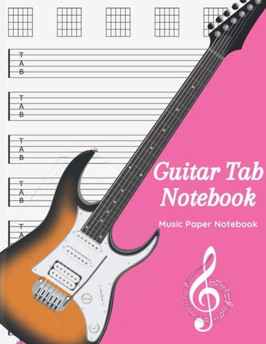 Guitar Tab Notebook: Music Paper Notebook, Blank Guitar Tablature Music Note / 120 Pages / 8.5 x 11 / Notebook N9