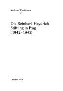 Die Reinhard-Heydrich-Stiftung in Prag (1942-1945)