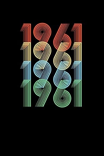 1961 Birthday Journal Book: 1961 Birthday Journal Book