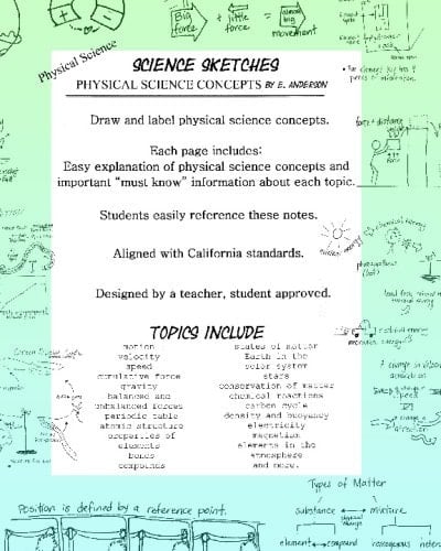 Science Sketches: Physical Science Concepts