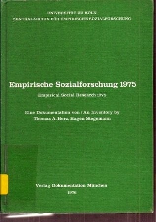 Empirische Sozialforschung 1975