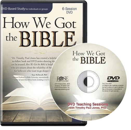 How We Got the Bible 6-Session DVD Based Study Leader Pack (DVD Small Group)