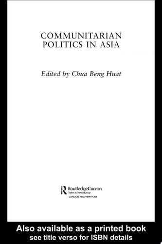 Communitarian Politics in Asia