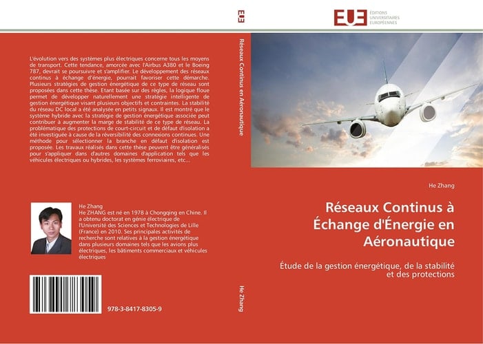 Réseaux Continus à Échange d'Énergie en Aéronautique Étude de la gestion énergétique, de la stabilité et des protections