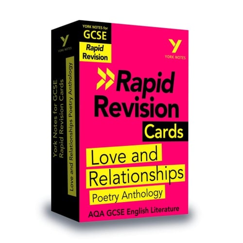 Love and Relationships Poetry Anthology AQA GCSE English Literature Revision Cards