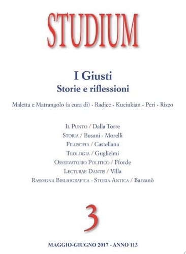 Studium- I Giusti: storie e riflessioni Rivista bimestrale 2017 (3)