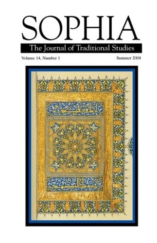 Sophia Volume 14, No. 1