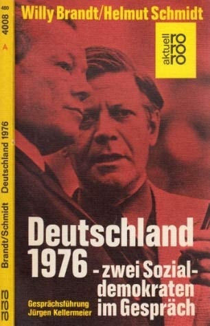 Deutschland 1976 [neunzehnhundertsechsundsiebzig] 2 Sozialdemokraten im Gespräch