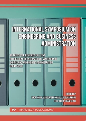 International Symposium on Engineering and Business Administration