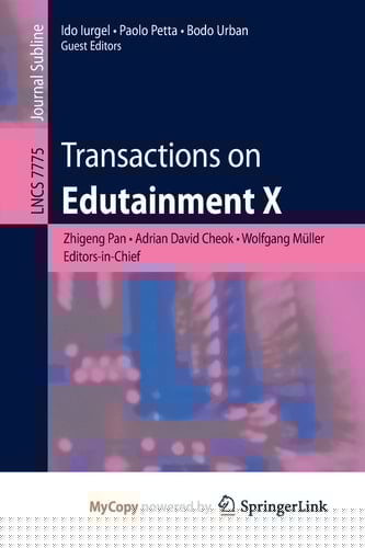 Transactions on Edutainment X