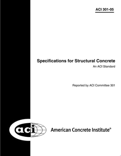 Specifications for Structural Concrete