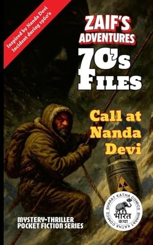 Zaif's Adventures - 70's Files: Call at Nanda Devi (Zaif's Adventures Series - Bharatkatha Comics Pulp-Fiction)