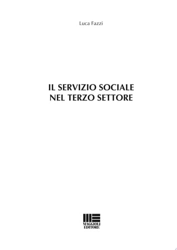 Il servizio sociale nel terzo settore