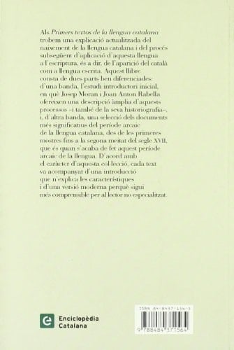 Primers textos de la llengua catalana